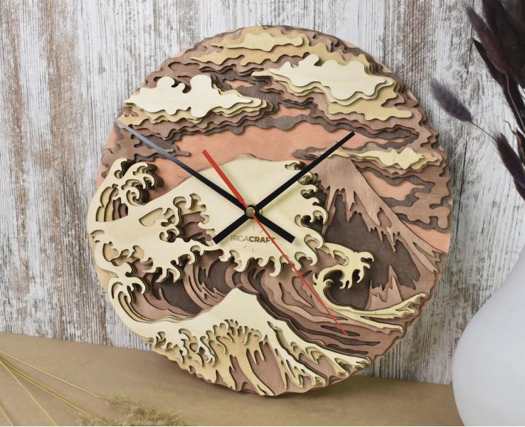 Часы кварцевые Волны